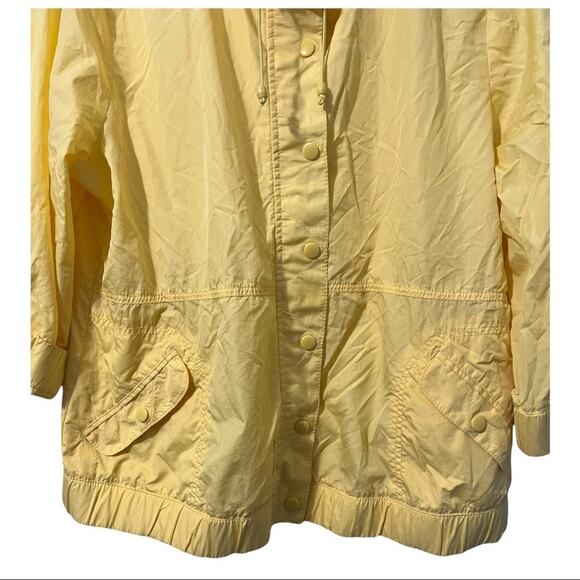Chico's Zenergy Yellow Lightweight 100% Nylon Jacket Size Large / 12 - Picture 6 of 6